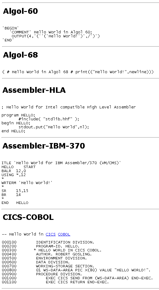 ตัวอย่าง HelloWorld